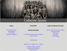 Tablet Screenshot of catherinejansen.com